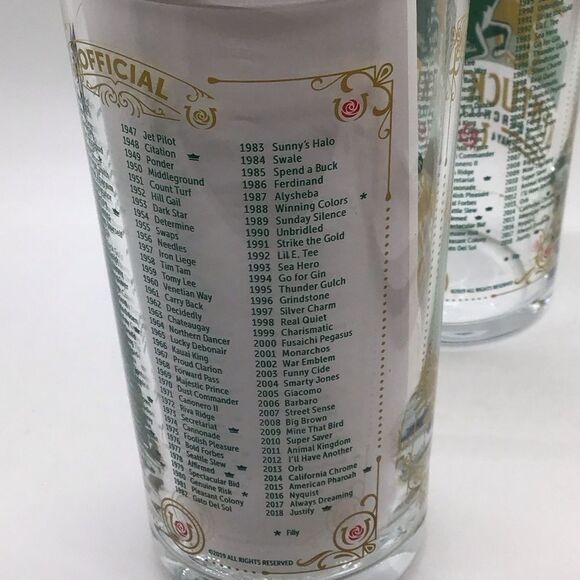 Set of two 145th Kentucky Derby Mint Julip Glasses - Picture 3 of 6